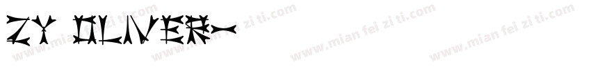 ZY oliver字体转换